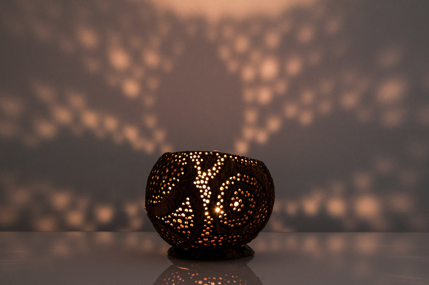 Coconut Bowl-Lamp 1