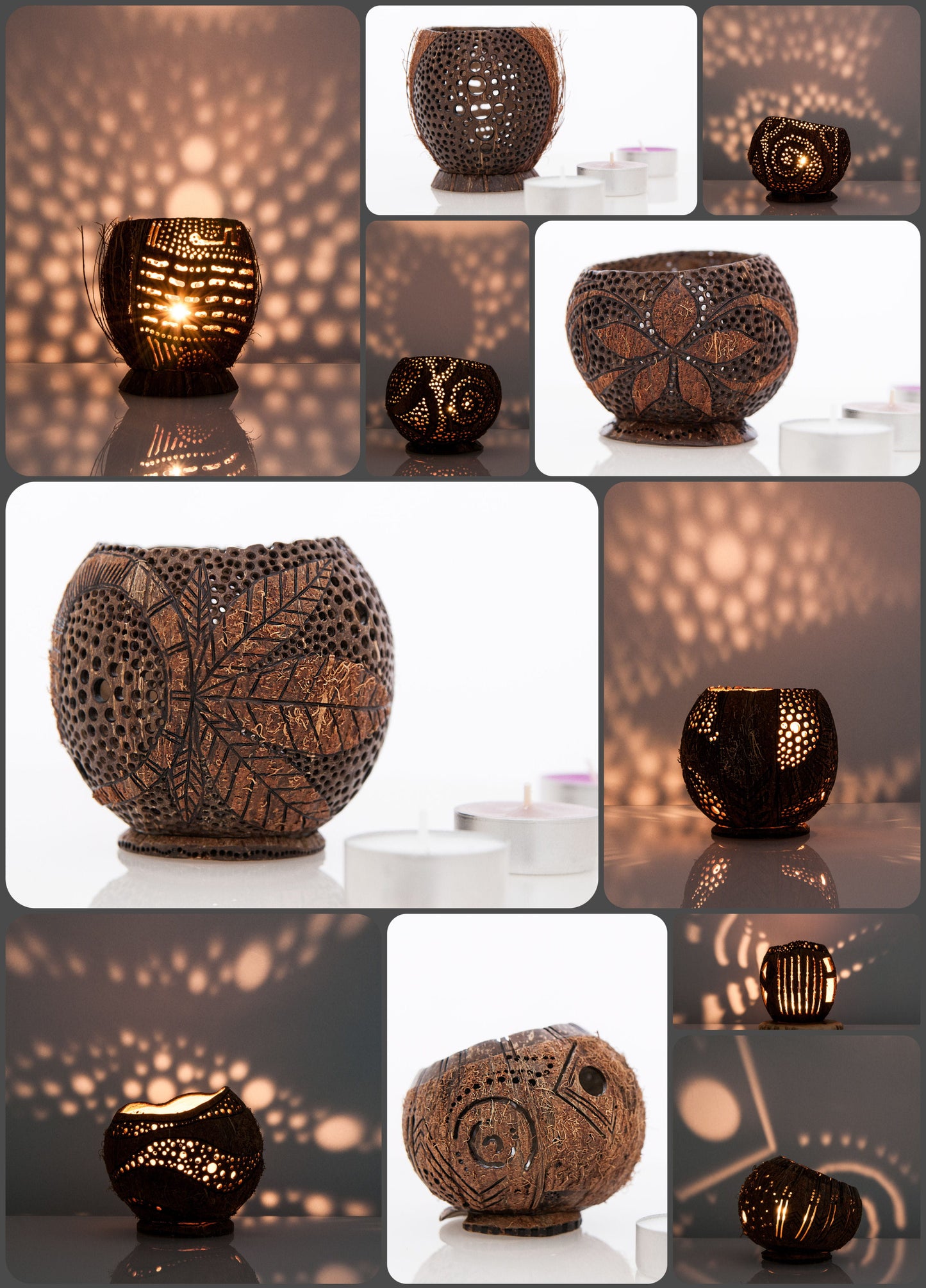 Coconut Bowl-Lamp 1
