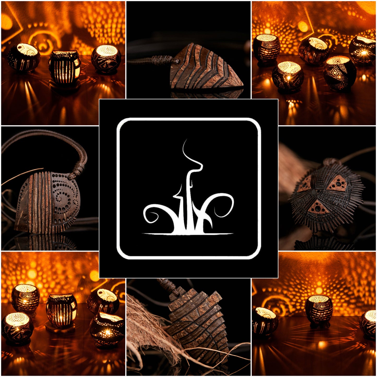Coconut Bowl-Lamp 2