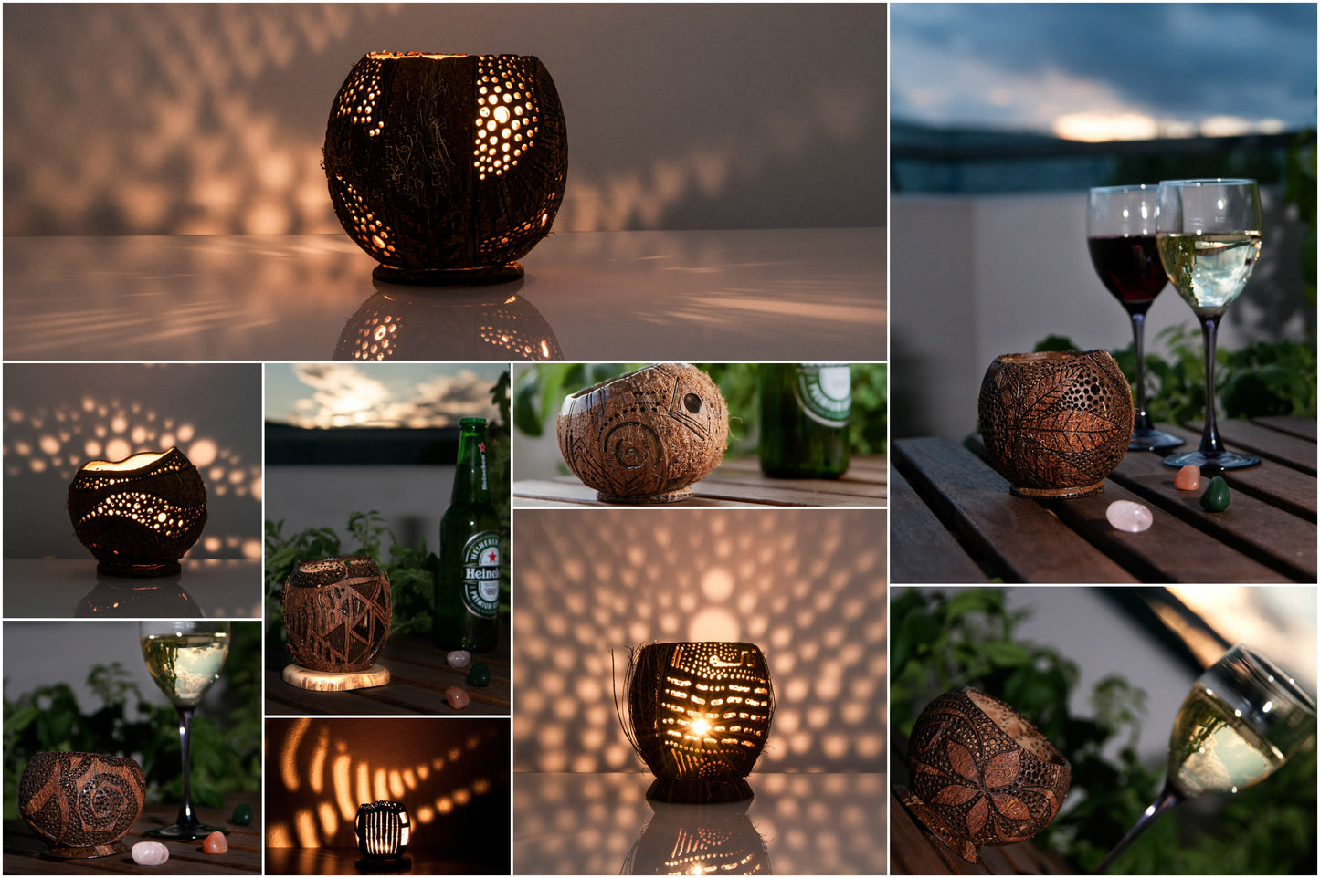 Coconut Bowl-Lamp 1