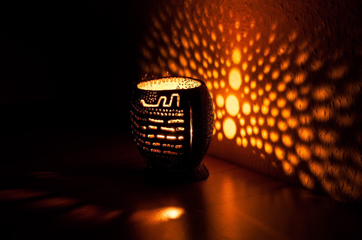 Coconut Bowl-Lamp 2