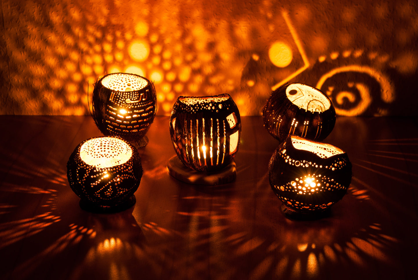 Coconut Bowl-Lamp 2
