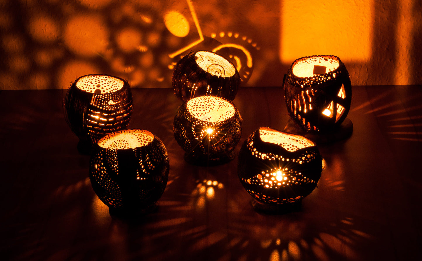 Coconut Bowl-Lamp 2