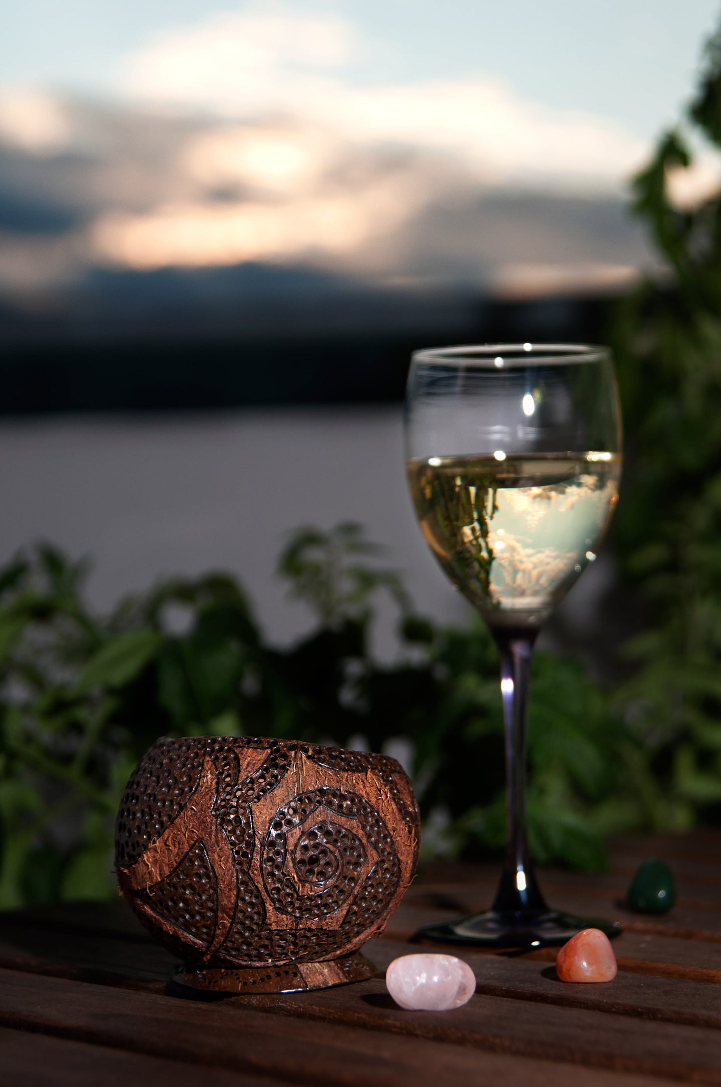 Coconut Bowl-Lamp 1