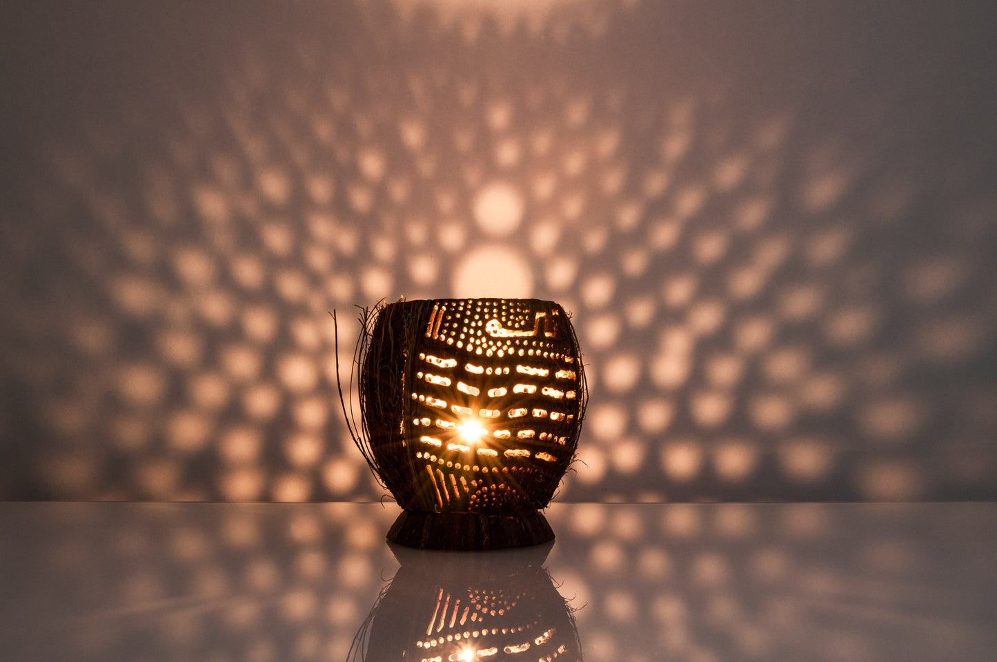 Coconut Bowl-Lamp 1