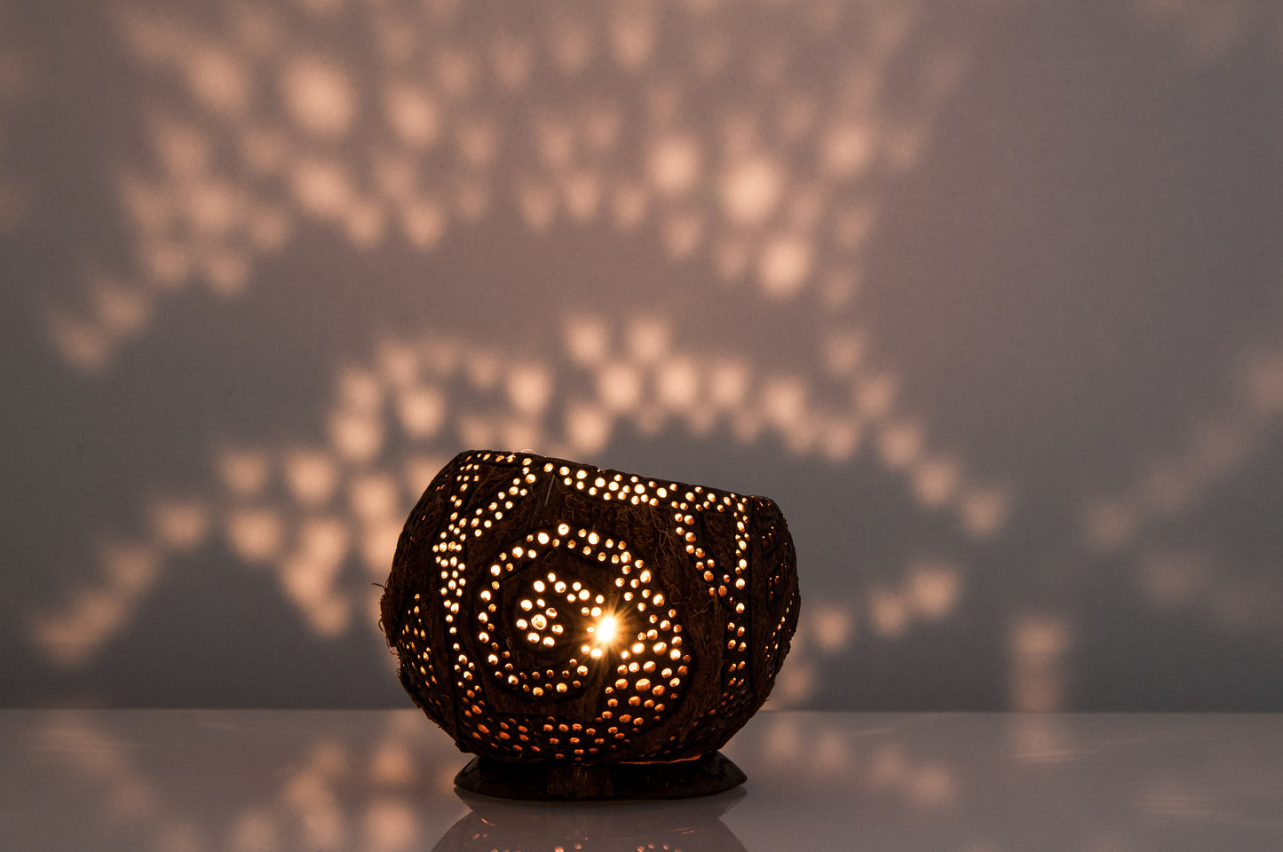 Coconut Bowl-Lamp 1