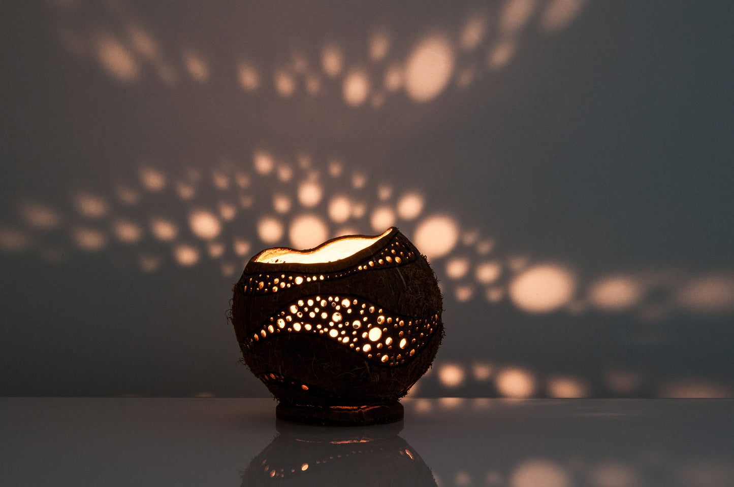 Coconut Bowl-Lamp 1