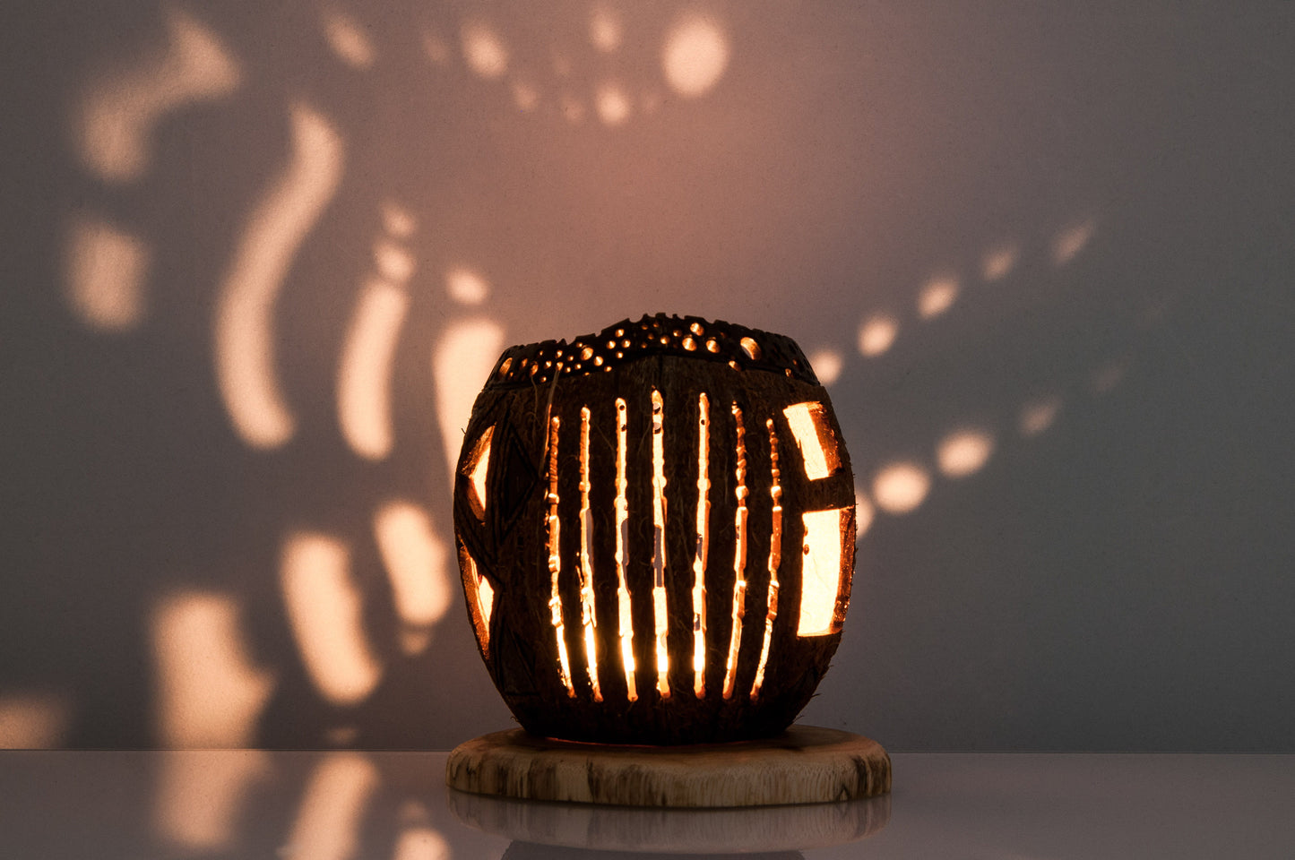 Coconut Bowl-Lamp 1